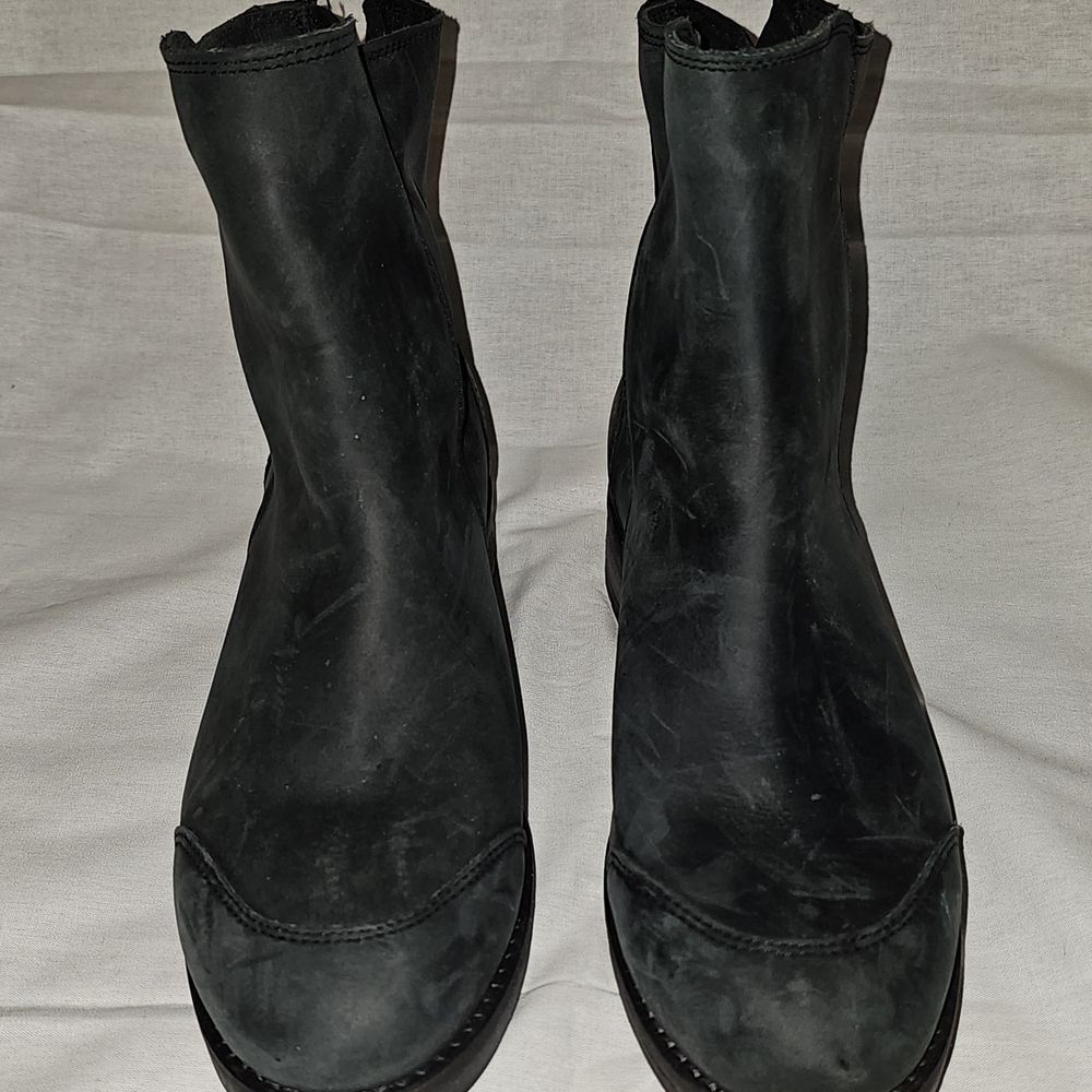 Furygan Motorcycle Hardtoe Black Leather Riding Boots